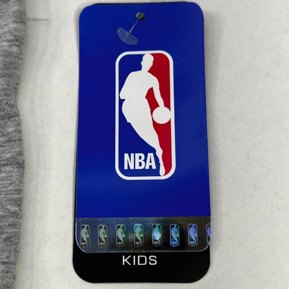 NBA Girl's Size 4T Portland Basketball Ruffle Layered Short Sleeve Dress Gray - Picture 15 of 16